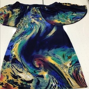Multi colored dress for woman